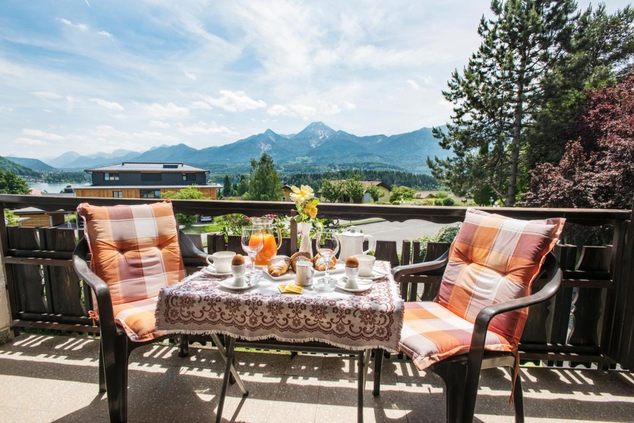Gaestehaus Karawankenblick Appartement Drobollach am Faakersee Buitenkant foto