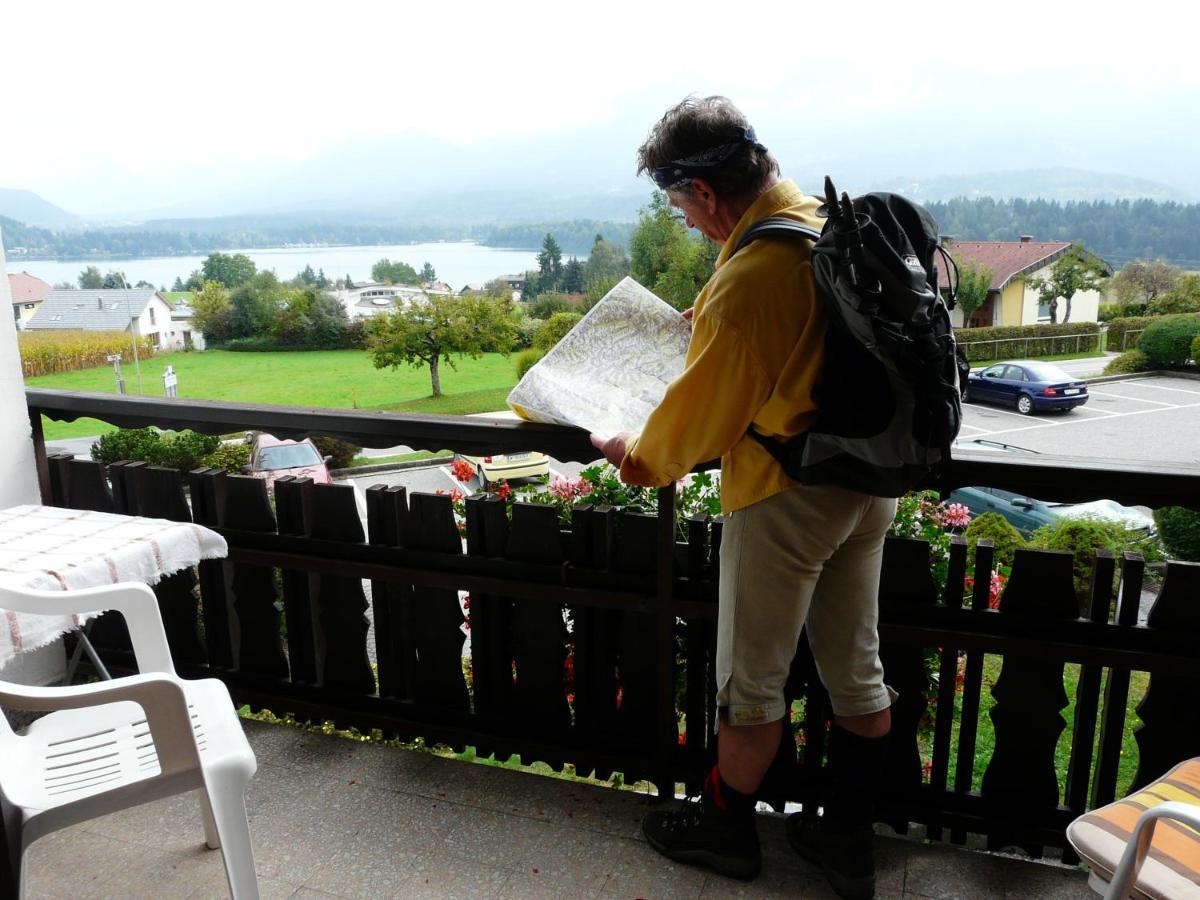 Gaestehaus Karawankenblick Appartement Drobollach am Faakersee Buitenkant foto